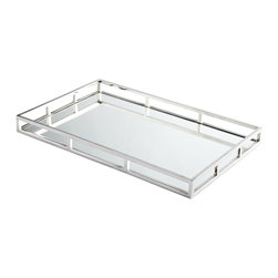 STRIKING STEEL SERVING TRAY &ndash; RECTANGLE - NEW - Serving Trays