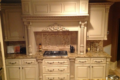 Elegant kitchen photo in Birmingham