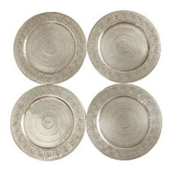Indian Plate Chargers - Set of 4 - Dinner Plates