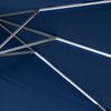 LED Lights 10'x10' Aluminum Patio Umbrella With Base