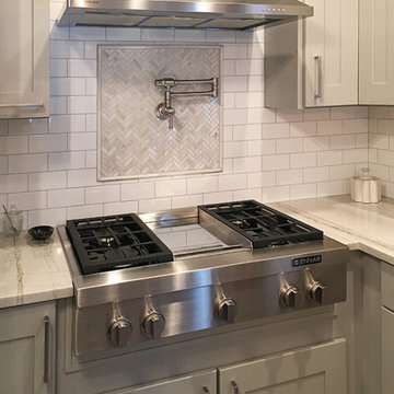 Clean & Crisp Gray Kitchen