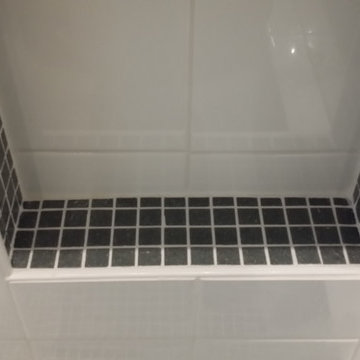 Transitional Bath - Tub to Shower Reno