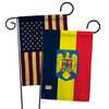 Romania Flags of the World Nationality Garden Flags Pack
