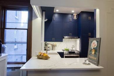 Inspiration for a contemporary kitchen in New York.