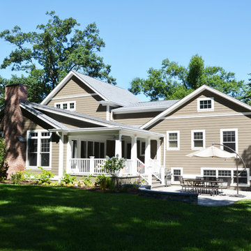 Rear of house after project
