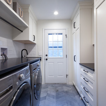 Farmhouse Kitchen and Laundry Room Remodel in Naperville, Illinois