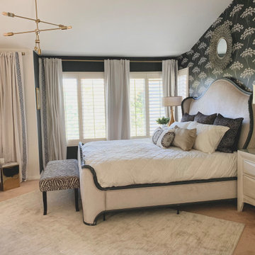 Collected Black and White Bedroom