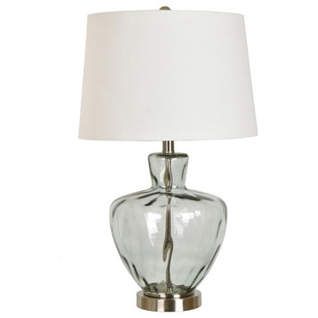 Palm Springs Glass and Metal 25" Table Lamp