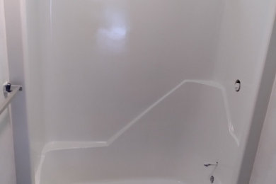 Fiberglass Tub unit before and after
