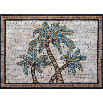 Mosaic Designs, The Palms, 20"x28"