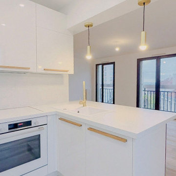 Rénovation complète d’un appartement lumineux à Paris 19e