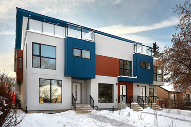 This is an example of a modern home in Edmonton.
