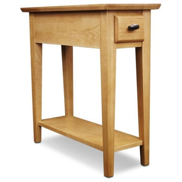 Leick Favorite Finds Wood End Table in Natural Desert Sands