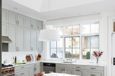 Inspiration for a transitional home design remodel in DC Metro