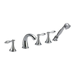 Calais Triple Handle Solid Brass Bathroom Sink Faucet - Bathroom Sink Faucets