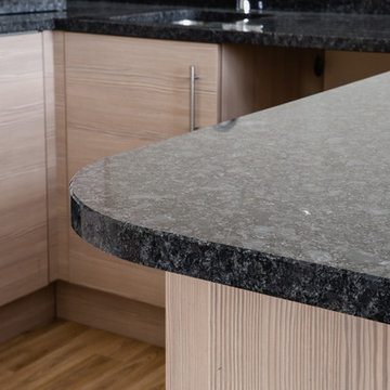 30mm Steel Grey Granite Work surfaces