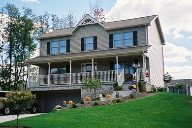 Inspiration for a two-story exterior home remodel in Other