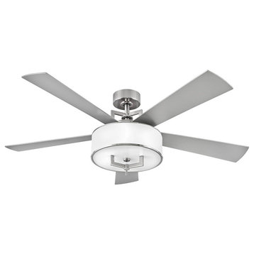 Hinkley Hampton 56" Integrated LED Indoor Ceiling Fan, Brushed Nickel