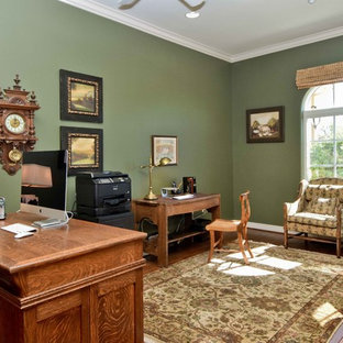 Inredning av ett medelhavsstil arbetsrum