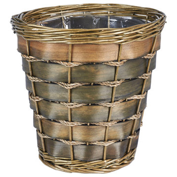 Haven Wicker Waste Basket