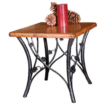 Piney Woods End Table With 24" Square Top