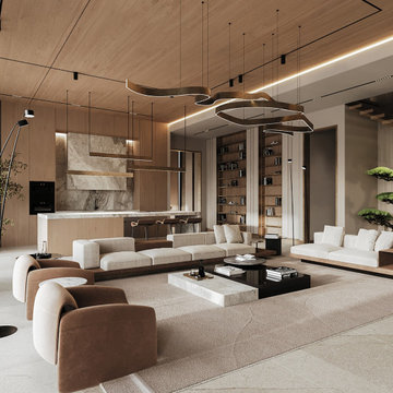 Luxury Modern Minimalist Villa Interior Design | Meydan, Dubai