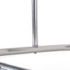 Utopia Alley Aluminum Hoop Oval Shower Rod, 54" Extra Large Size by 26", Polished Chrome