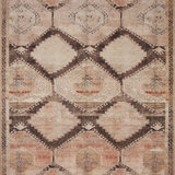 Loloi II Printed Wynter WYN-08 Graphite, Blush Area Rug