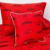 Arkansas Razorbacks 16"x16" Decorative Pillow, Includes 2 Decorative Pillows