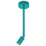 Troy RLM - LED Bullet Head Pendant, Tahitian Teal - RLM stands for Reflective Luminaire Manufacturer.