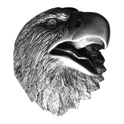 Inviting Home Inc. - Eagle Knobs, Antique-Style Pewter - Cabinet And Drawer Knobs