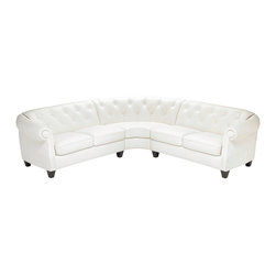 Natuzzi Editions Traditional Sectional Sofa B520 - Sectional Sofas
