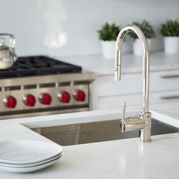 Polished Chrome Pullout Faucet | Riverside, Greenwich New Residence