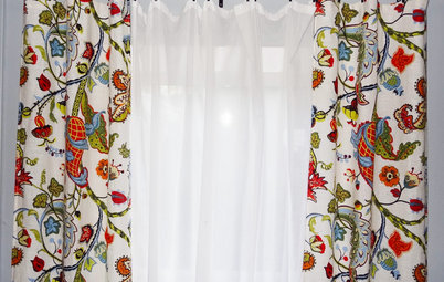 Sew a Pair of Easy Sag-Top Curtains