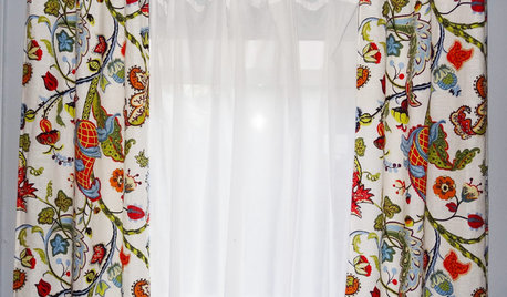 Sew a Pair of Easy Sag-Top Curtains