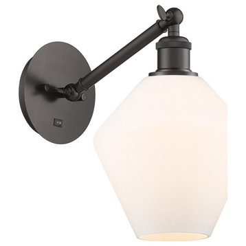 Innovations Cindyrella 1-Light Wall Sconce 317-1W-OB-G651-8, Oil Rubbed Bronze