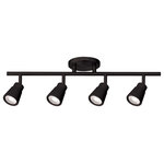 W.A.C. Lighting - Solo LED Fixed Rail, Black - Designed for residential and low-ceiling commercial applications the Solo fixed rail has a wide multitude of applications from ceiling to bath vanity.