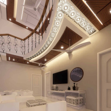False ceiling Design for an existing house of MR. S.K. Naiyyar