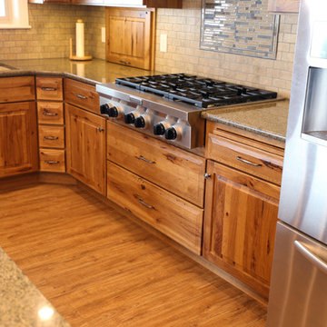 Rustic Hickory Cabinetry / Modern Country