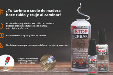 Stop Creak lubricante elimina ruidos del suelo de casa