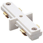 WAC Lighting - WAC Lighting J2 Track Connectors, White, I Connector - 120V Track systems are modular and can be designed for multiple applications in nearly any interior environment. J2 Track is a two circuit track system that can control lighting fixtures separately through two switches. Any "J" style fixture can work on a J2 track system. I-Connectors are used to join two pieces of track together with power continuity.