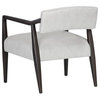 Jefferson Lounge Chair, Saloon Light Gray Leather