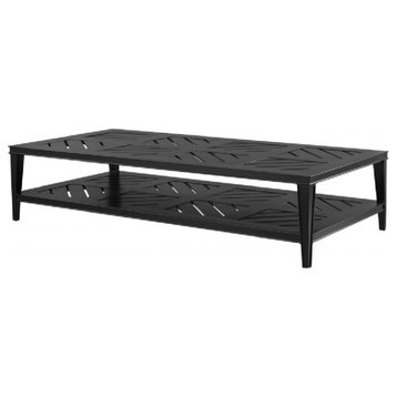 Black Rectangular Outdoor Coffee Table | Eichholtz Bell Rive