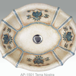 Hand Painted Drop-in Sinks by Atlantis - Bathroom Sinks