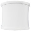 Down White Clip-On Sconce Shell Lampshade