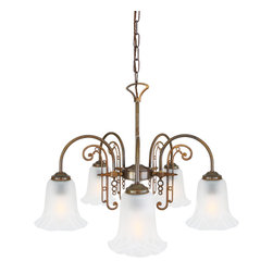 MEDAN FIVE-ARM CHANDELIER - Chandeliers
