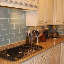 Jasper 4x12 Glass Subway Tile Backsplash - Tile