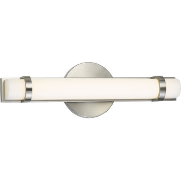 Ac LED Vanity Light, Silver, Small