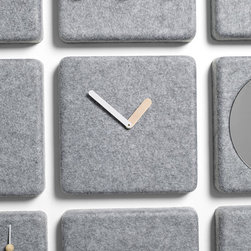 Norm - Felt Panels Clock - Clocks