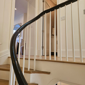 Project #131 | Three-Story Elliptical Staircase in Historic Home